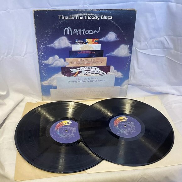 This Is The Moody Blues (Vinyl, 1974, 2x LP) Threshold 2 THS 12 13 VG Album LP - Picture 2 of 11